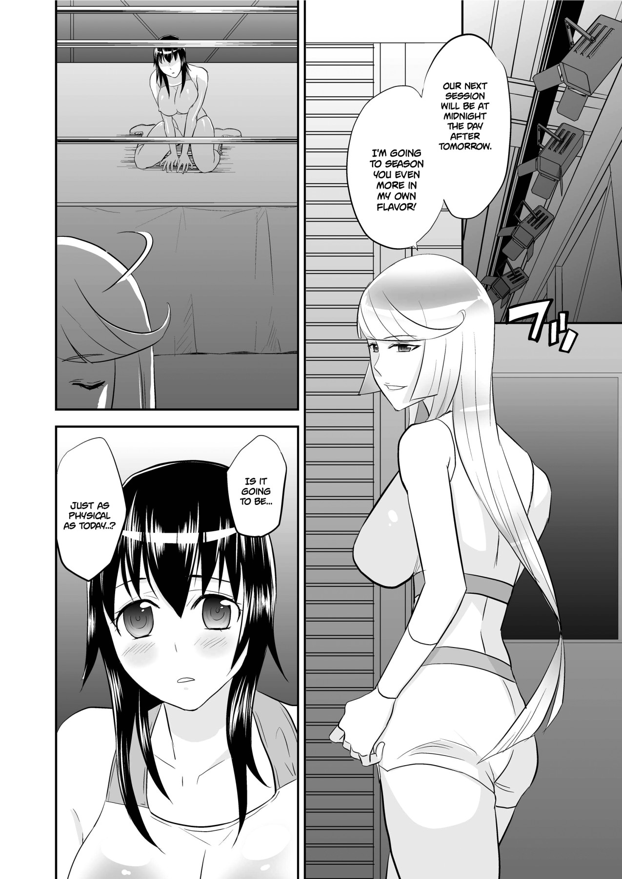 Hentai Manga Comic-Nighttime Cat Fight Training-Read-27